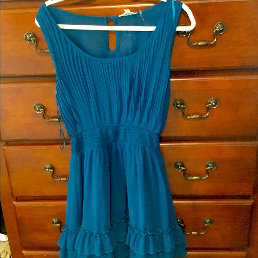 Teal green dress
